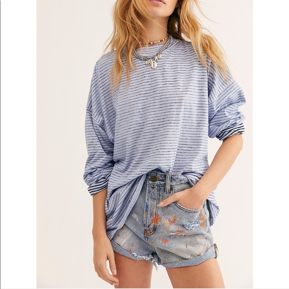 Free People Tops - Free People Be Free Striped Tunic